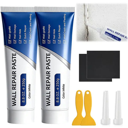 Professional Drywall Repair Kit with Scraper - 2026 Quick-Drying Wall Mending Agent for Holes and Cracks, White Spackle Paste for DIY Home Repairs