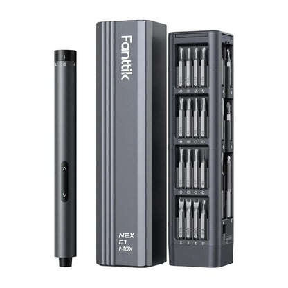 Fanttik E1 MAX 3.7V Mini Electric Screwdriver with 50-In-1 Magnetic Bit Set and Hex Magnetic Storage - Versatile Repair Tool for Phones, Cameras, Laptops, and 3D Printers