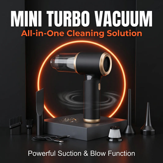 Cordless Car Vacuum Cleaner for Interior Detailing, Portable Handheld Vacuum with Crevice Tool, Brush Kit & Type-C Charging