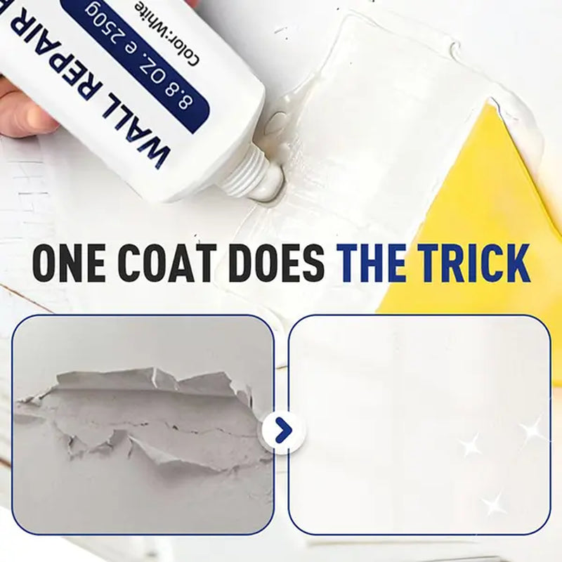Professional Drywall Repair Kit with Scraper - 2026 Quick-Drying Wall Mending Agent for Holes and Cracks, White Spackle Paste for DIY Home Repairs