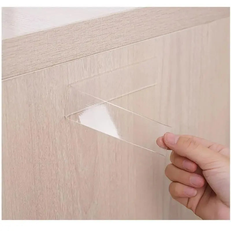 Ultra-Strong Double-Sided Adhesive Tape, Transparent Nano Tape Multi-Purpose Sticky Pad for Easy Picture Hanging and Waterproof Wall Stickers, Multipurpose Removable Adhesive, Adhesive Tape for Bathroom Mirror